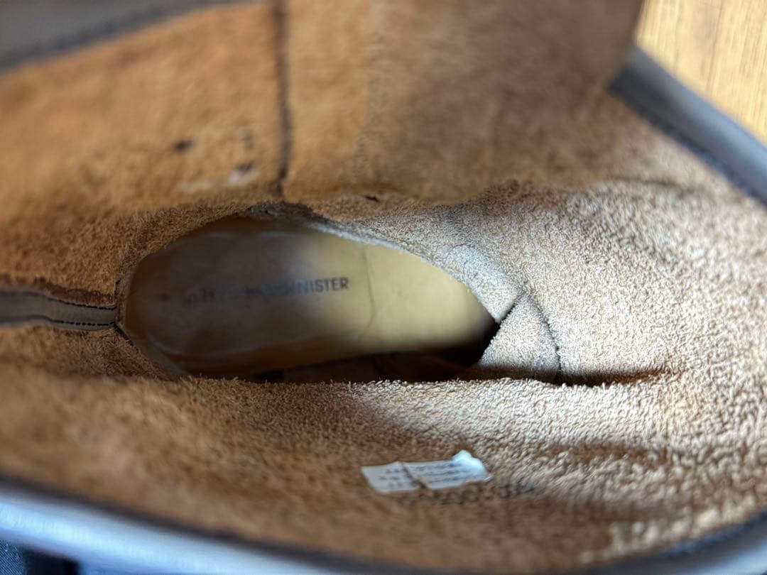 alfredoBANNISTER 42 27cmダークブラウン　エンジニアブーツ