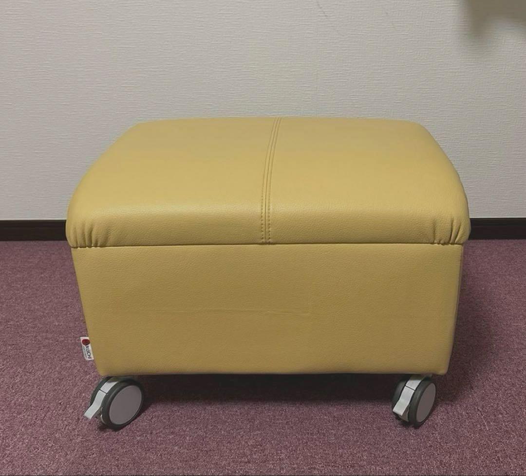 MARUICHI オットマン　スツール キャスターロック付き