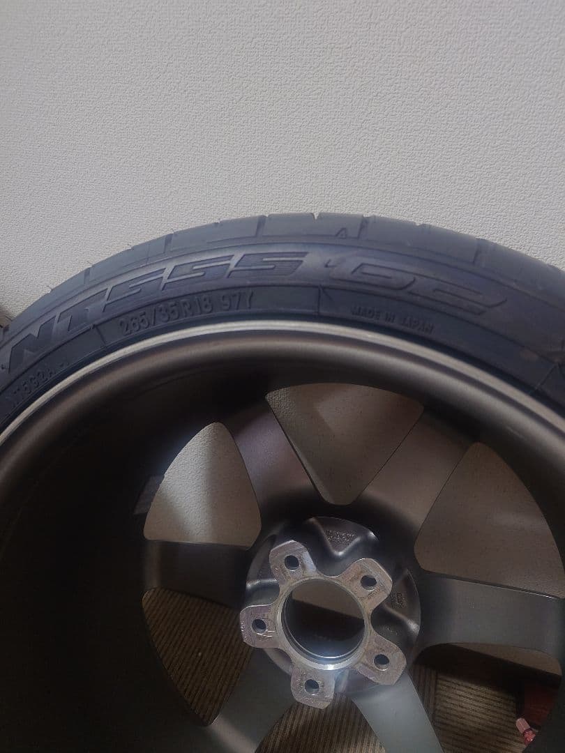 RAYS TE37 SL 18 9.5J 35 タイヤ 265 35 18