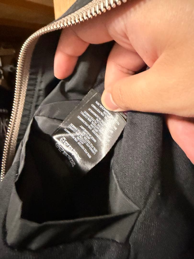 DRIES VAN NOTENナイロンジャケット ブラック