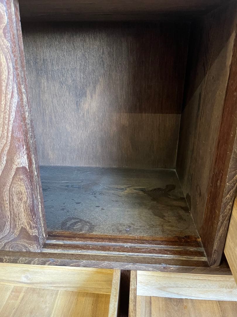 【アンティーク】昭和レトロ 小箪笥 茶箪笥 食器棚 和風キャビネット 収納棚