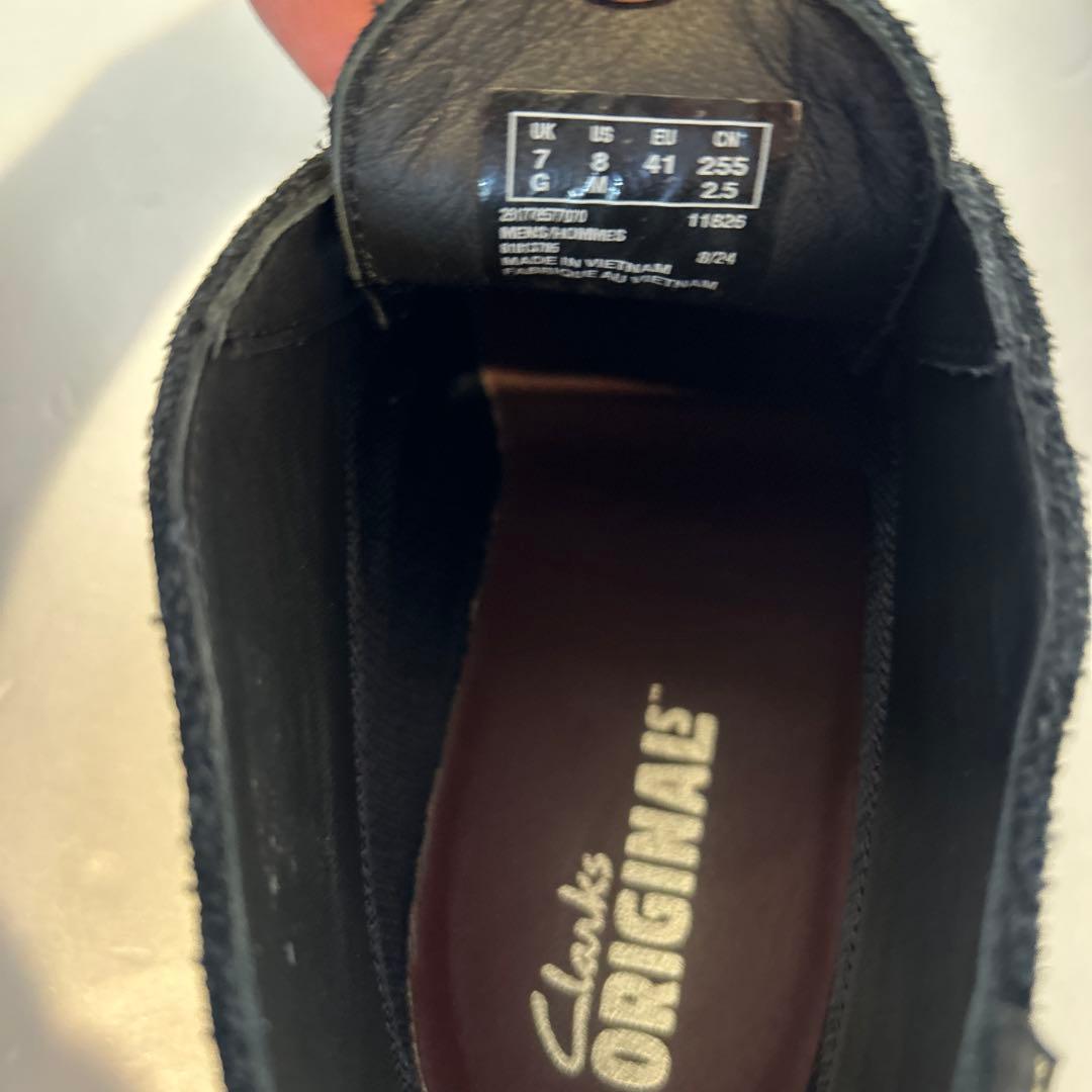 クラークス　デザートブーツ GORE-TEX ブラックスエード