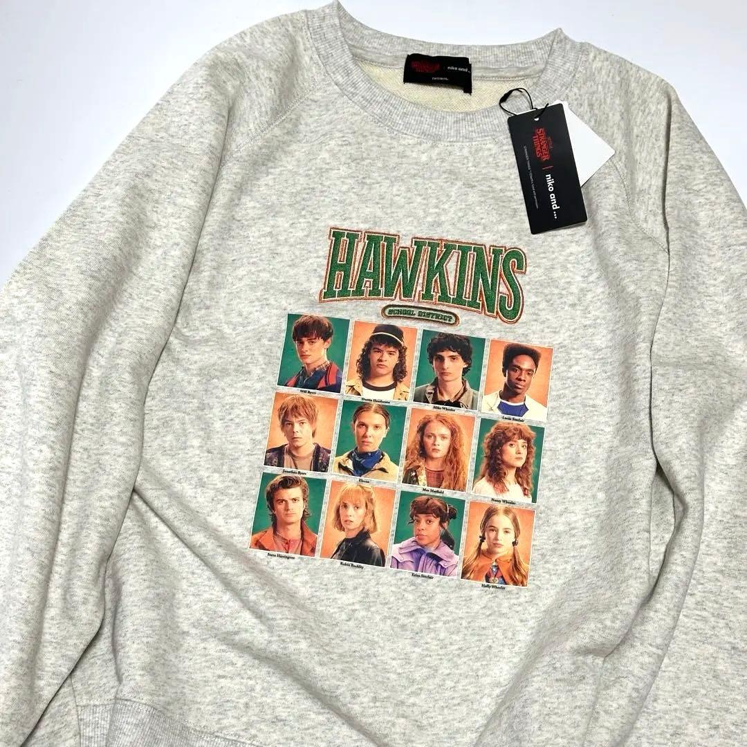 新品未使用 　ストレンジャーシングス　ニコアンド　スウェットMサイズ
