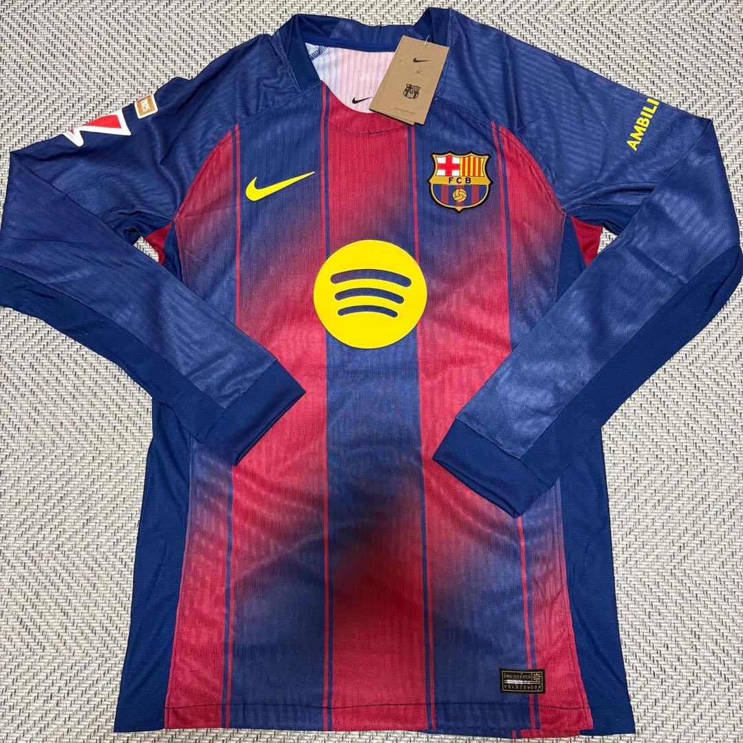 サッカー　ユニフォーム　FCバルセロナ　ハフィーニャ　オーセンティック　長袖