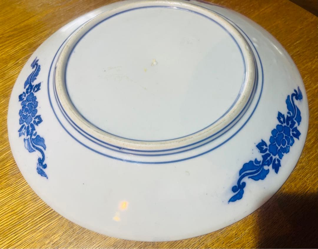 花鳥絵の大皿⭐︎古伊万里