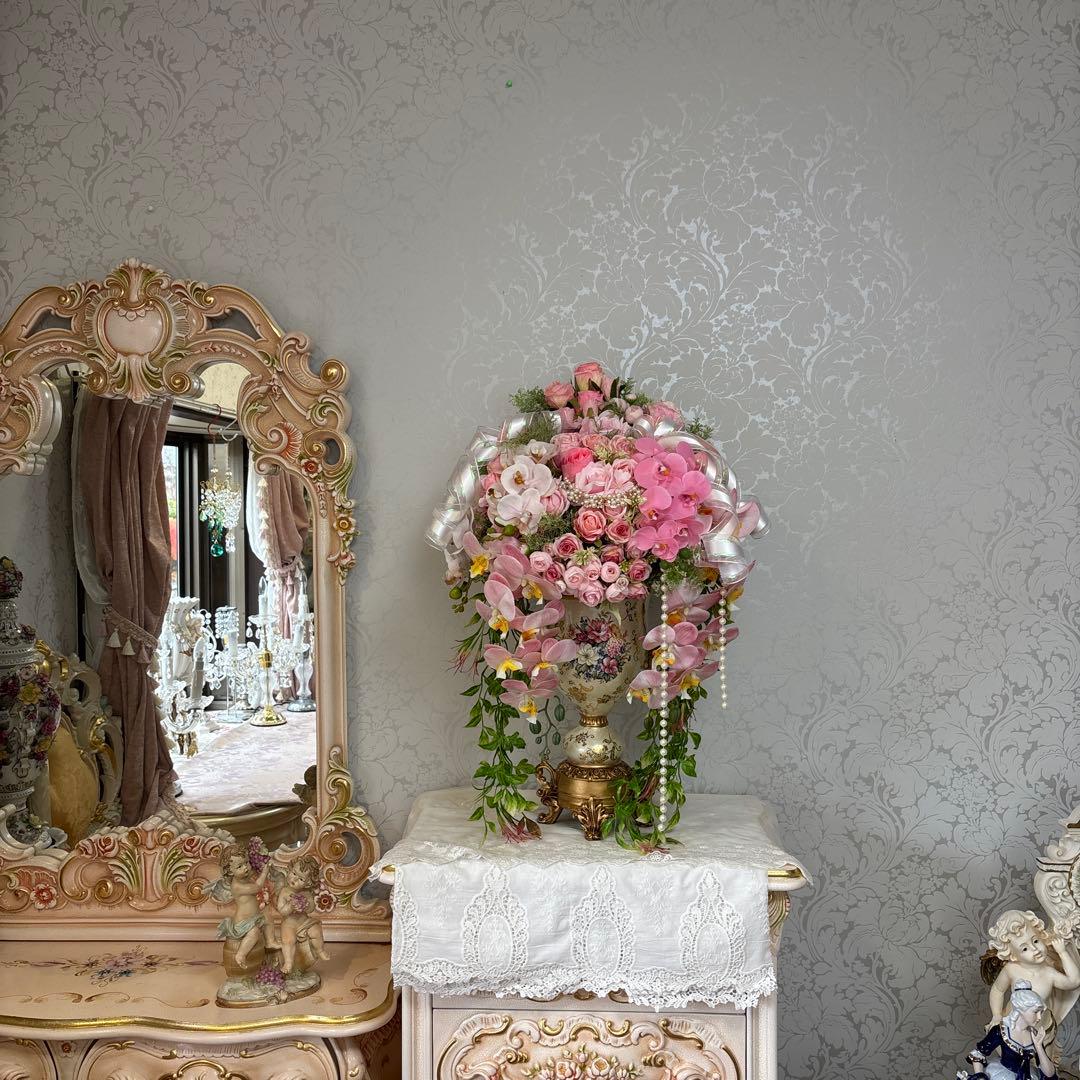 ロココ調 特大サイズ・フラワーアレンジメント・amakoma