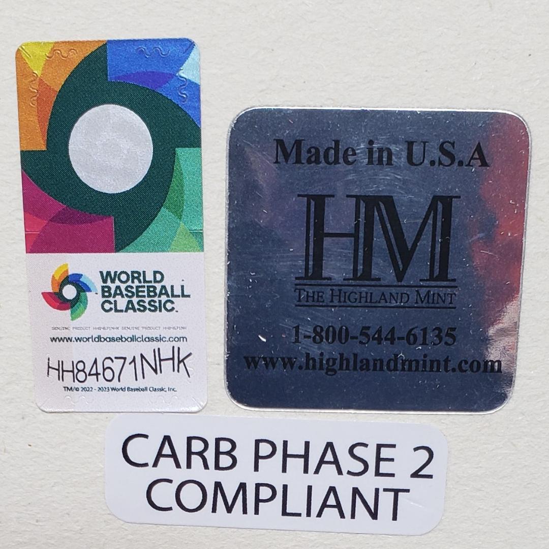 【限定300個】◆2023 WBC 日本代表プレミアムフォトミント 決勝戦◆