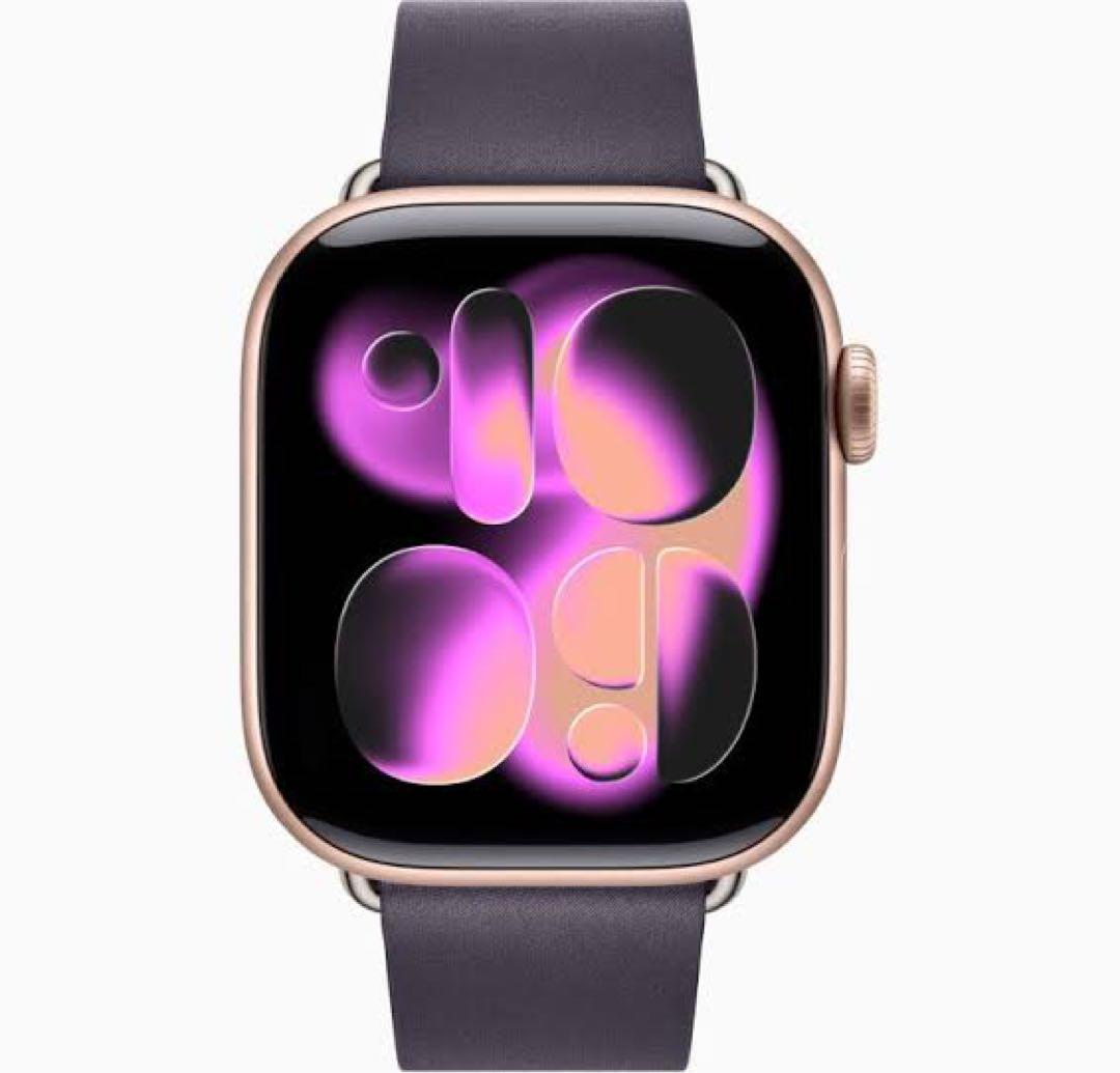 42mmケース用ミッドナイトパープルモダンバックル - S