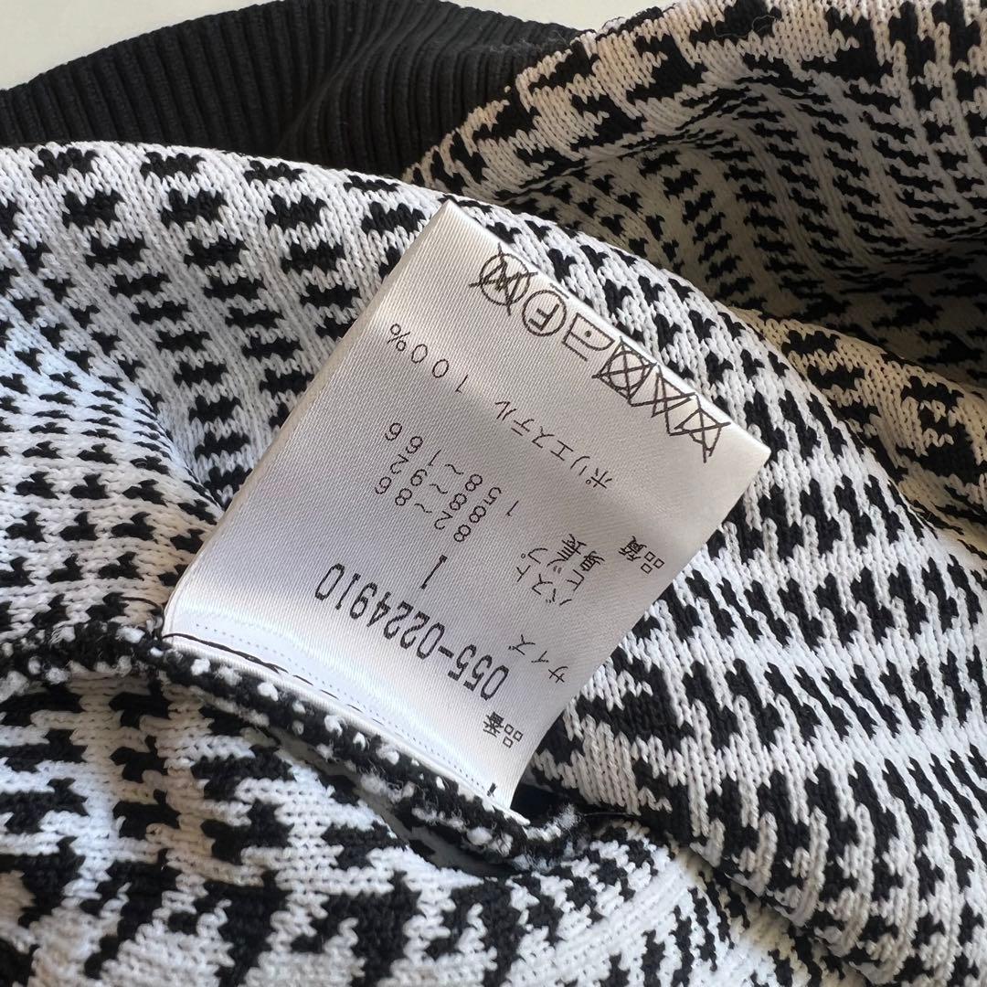 Pearly gates パーリーゲイツ　千鳥格子柄　ニット　ワンピース　ゴルフ