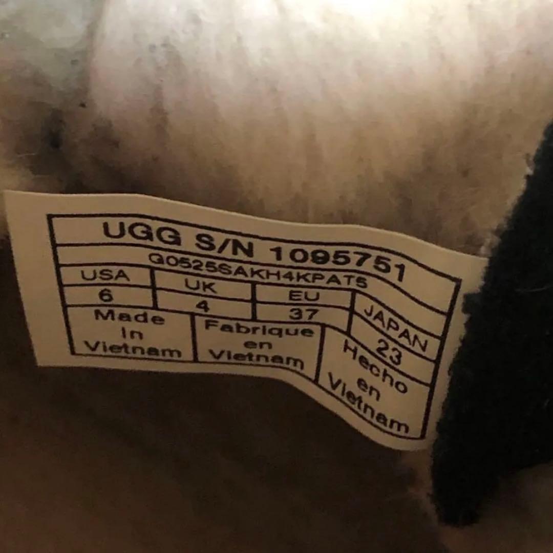 UGG ムートン ブーツ ショート 本革　スエード　23cm