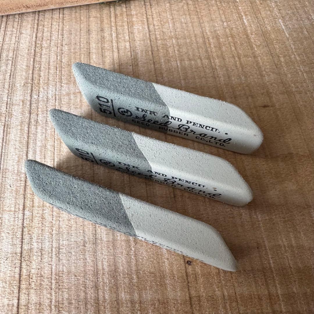 【廃番】SEED brand No.510　半砂　45個入　昭和レトロ　文房具