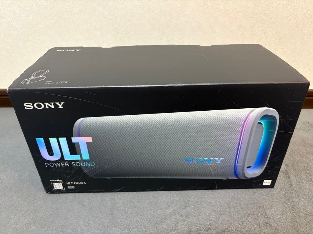 美品 ソニー SRS-ULT50 ワイヤレスポータブルスピーカー オフホワイト