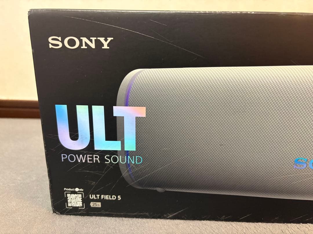 美品 ソニー SRS-ULT50 ワイヤレスポータブルスピーカー オフホワイト