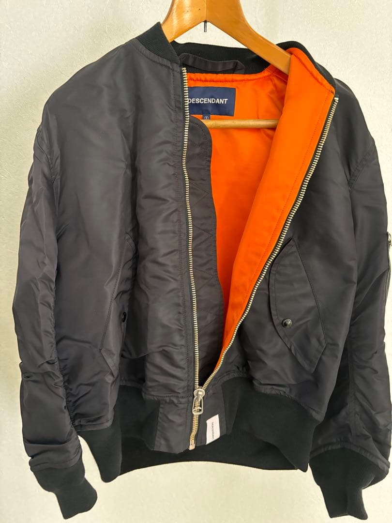ジャケット・アウター DESCENDANT MA-1 NYLON JACKET SIZE1