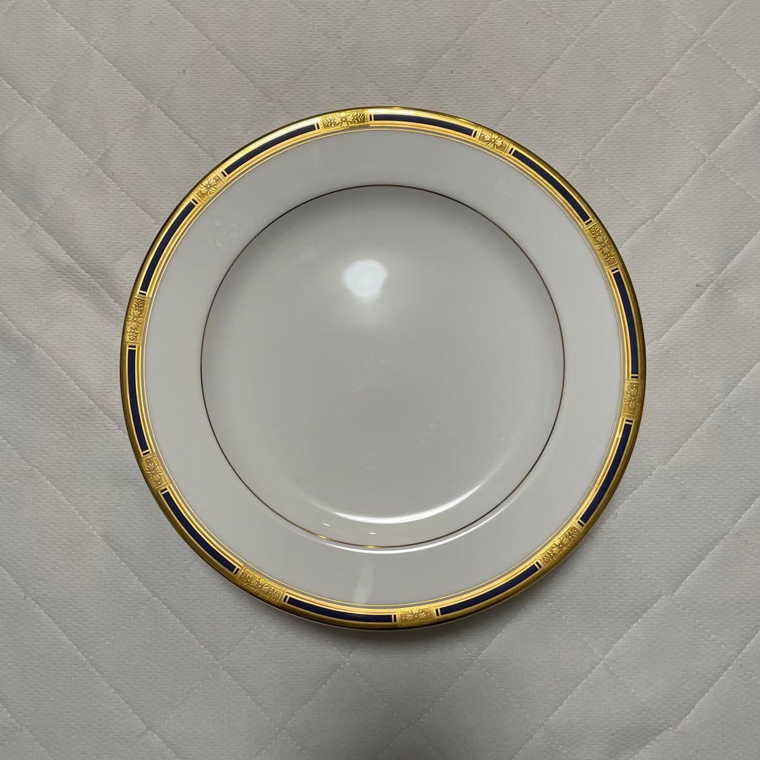 ナルミ食器　ボーンチャイナ　金縁皿27.5cm　8枚セット