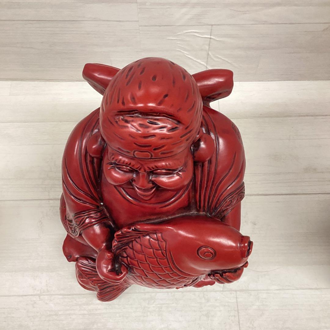 七福神 オブジェ　恵比須 置物 インテリア 昭和レトロ　縁起物　開運　福の神様