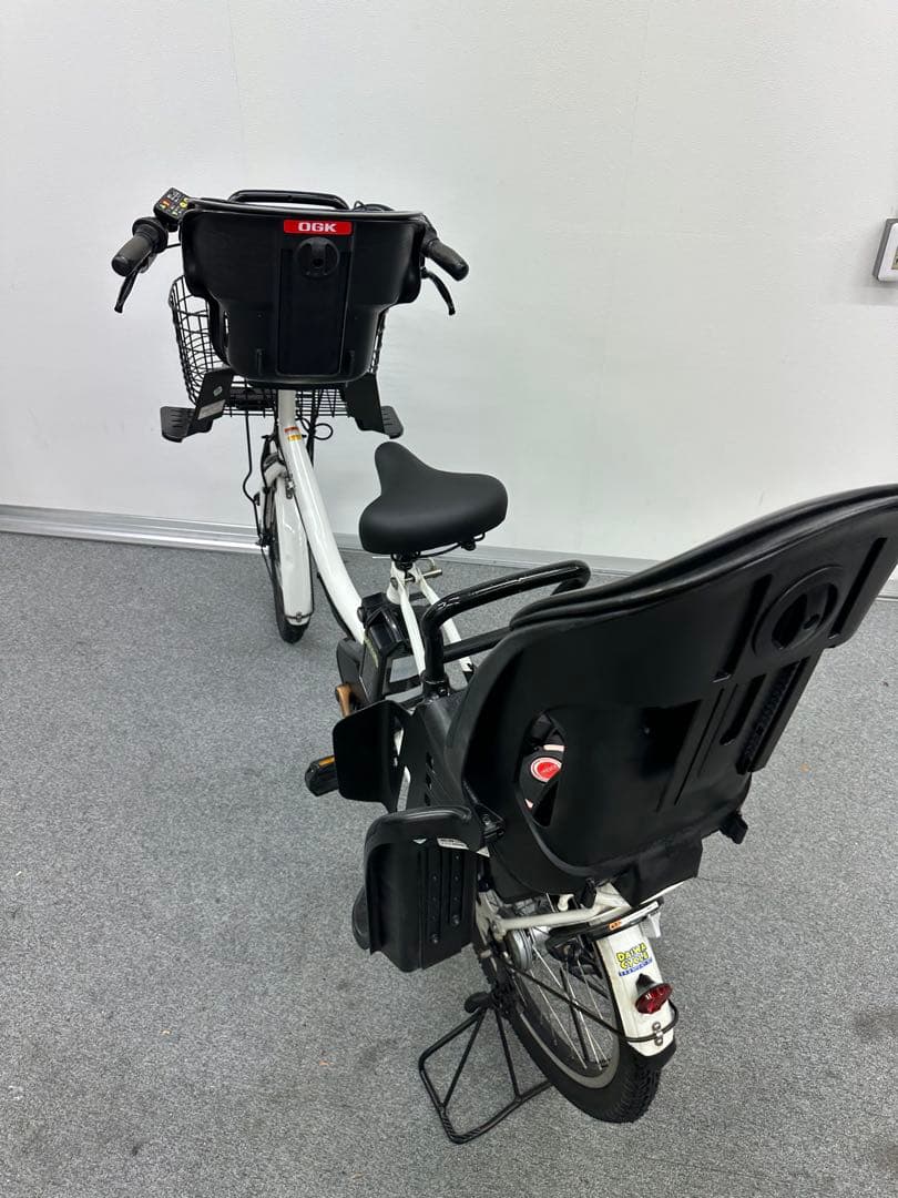 人気な車種　3人乗り電動自転車　ヤマハパスバビー　子供乗せシート付き　お買い得品