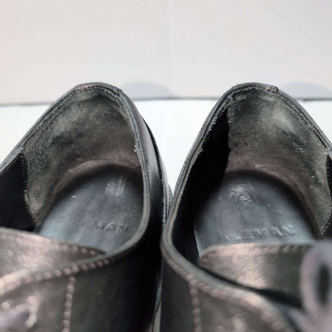 【pk】クレマン フローダ Uチップ レザー シューズ ブラック 26.5