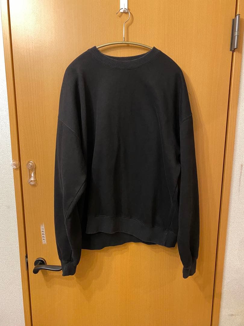 VOLUMEスウェットプルオーバー ブラック