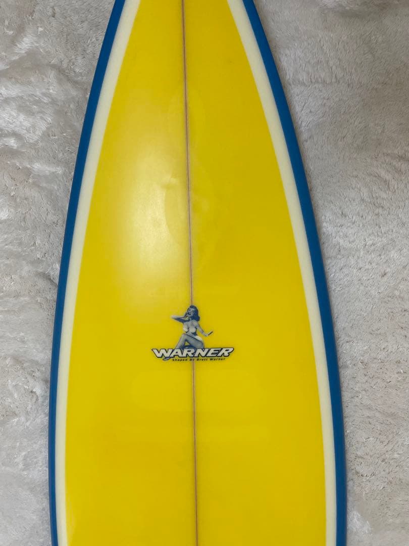 ワーナーサーフボード 4Rのみ使用の美品183cm 参考値 29.14L