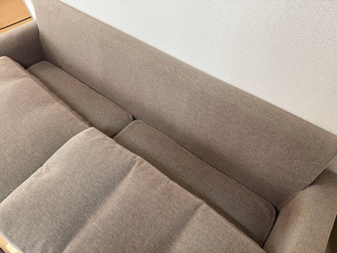 モモナチュラル ファブリック 2,5人掛けソファ