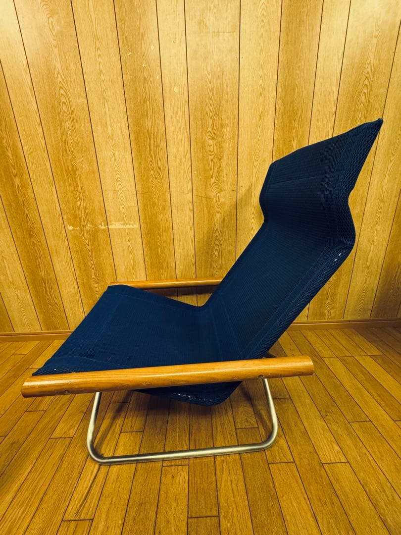 Nychair X ニーチェア オットマン banex ブルー 川島織物