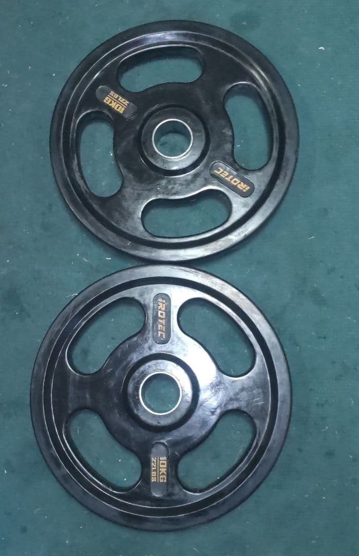 オリンピック プレート アイロテック 10kgプレート2枚