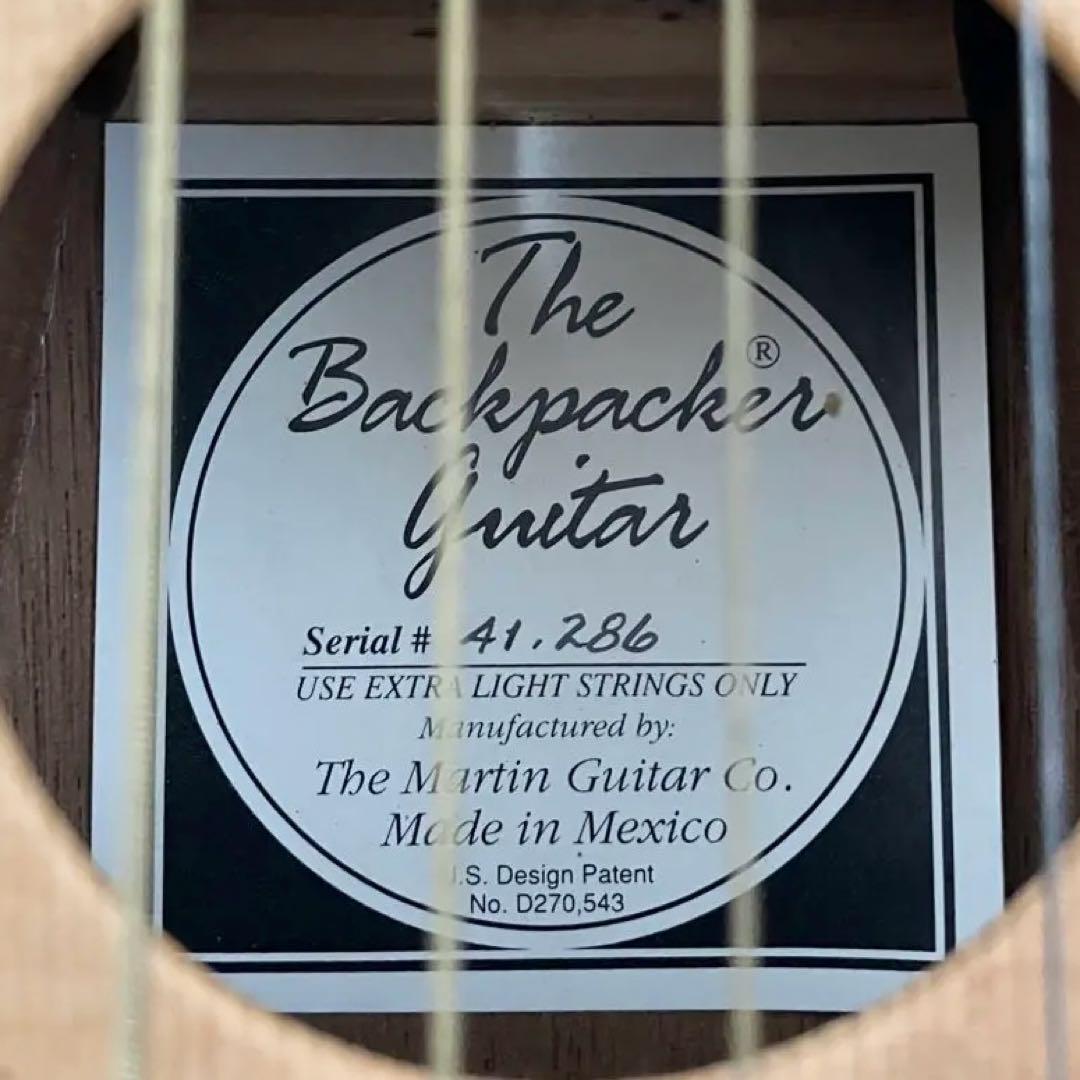 マーティン バックパッカー トラベルギター 純正ソフトケース付 6弦 ギター