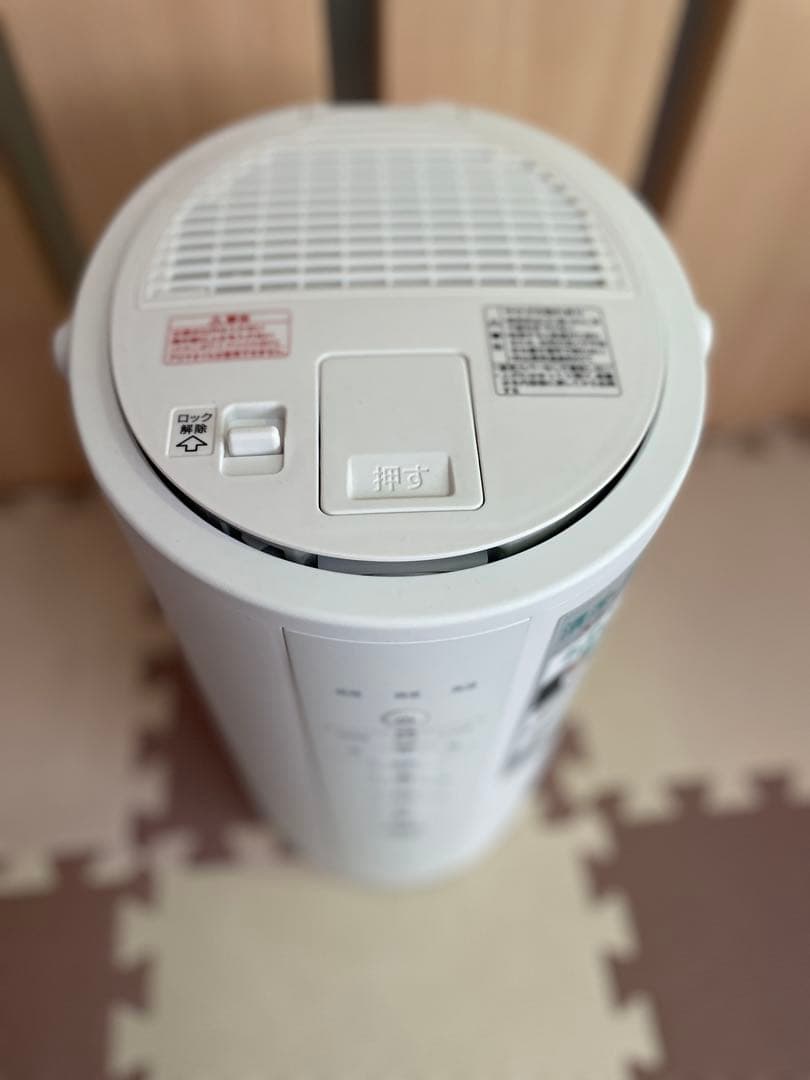 【1回のみ使用】象印 EE-DF50-WA スチーム式加湿器　ホワイト