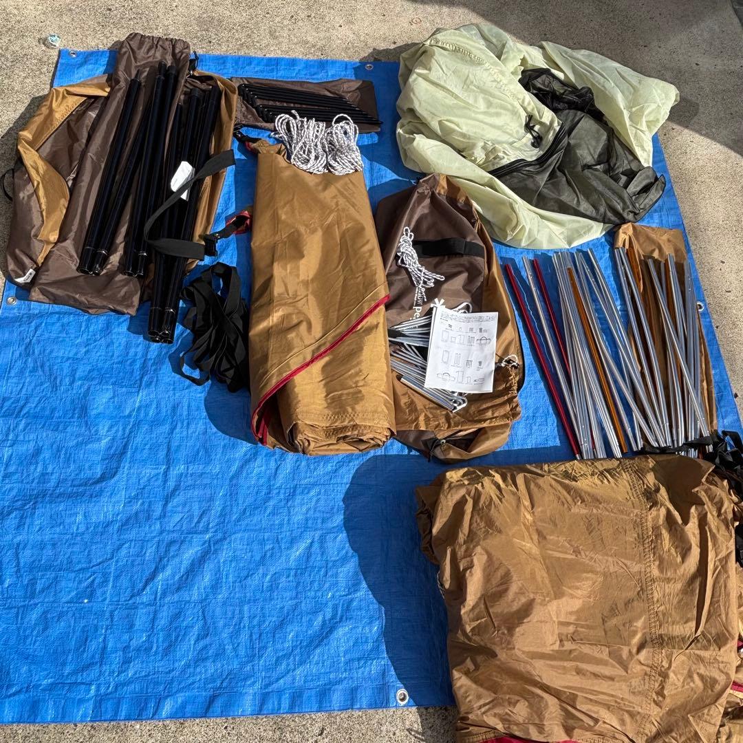 エントリーパック TT スノーピーク　SET-250H タープとテント