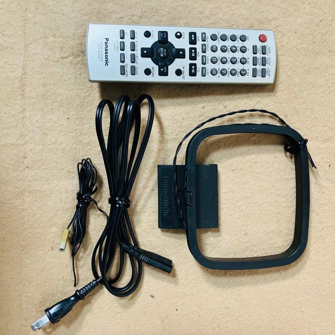 【動作品】Panasonic システムコンポ SC-PM700MD-S リモコン