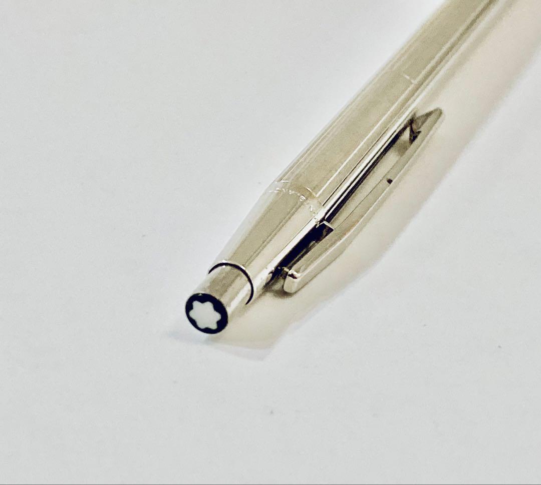 プラチナ仕上げ◆モンブラン高級ボールペン ノブレスMONTBLANC 1970s