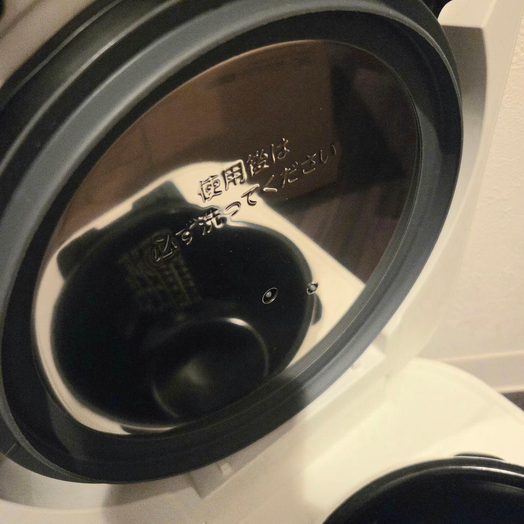 美品＊東芝 圧力IH 炊飯器 5.5合炊き RC-10FPW ミルキーホワイト