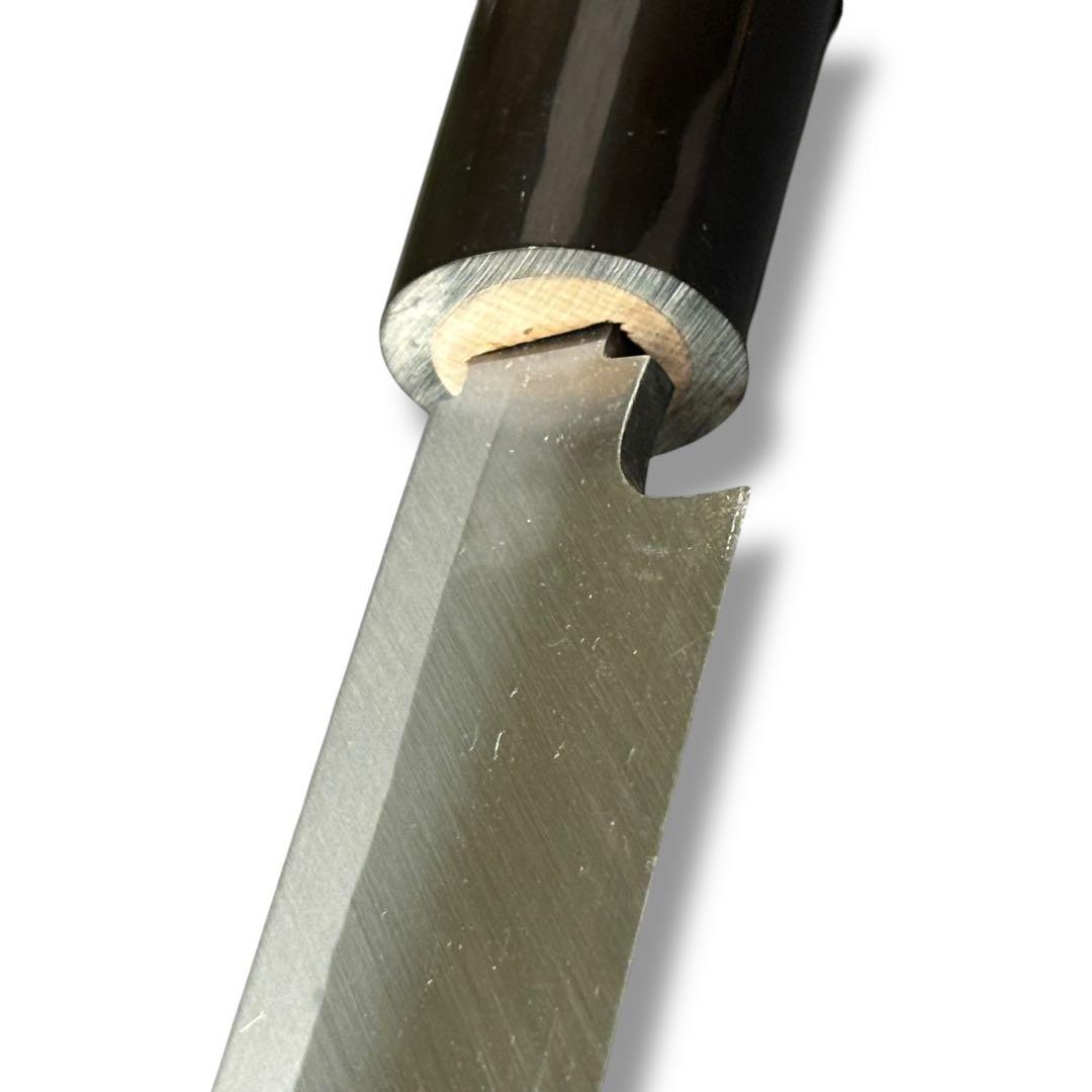 マグロ包丁 源正久 鮪 木製ハンドル 全長約85.5cm 刃部分約55am