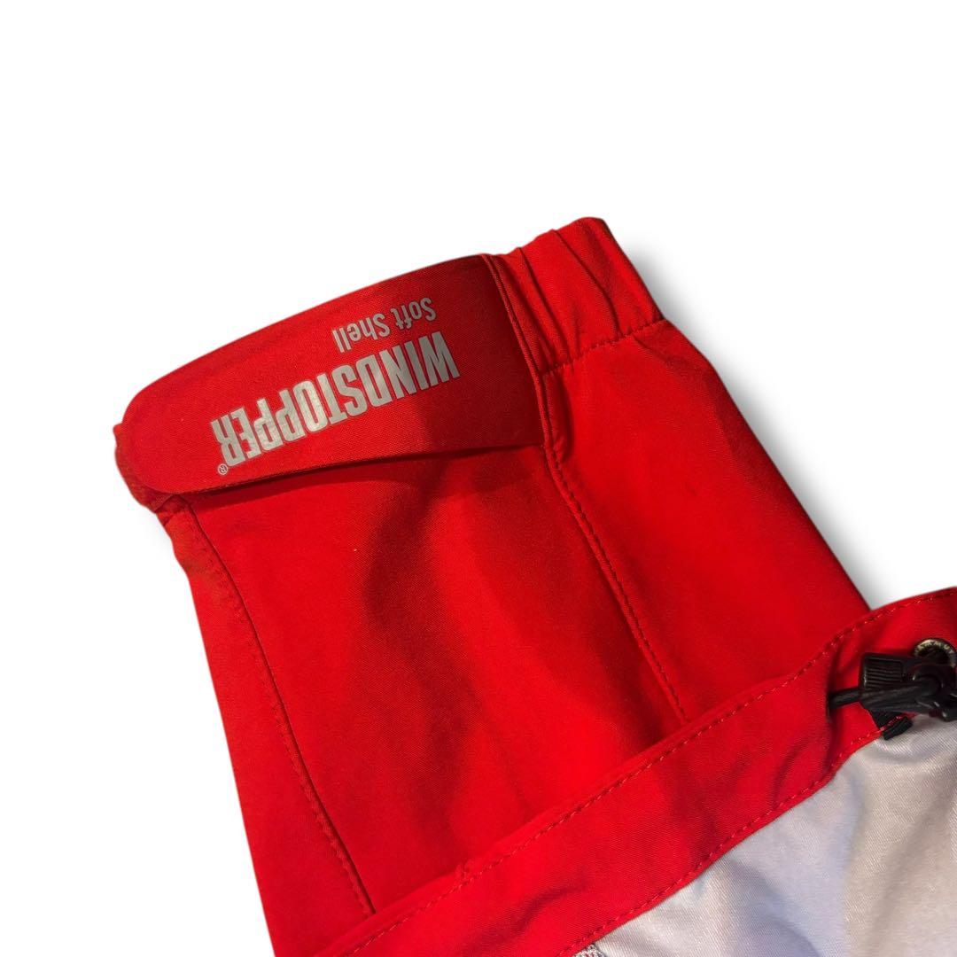 美品✨MAMMUT マムート フード付 ナイロン WIND STOPPER 赤