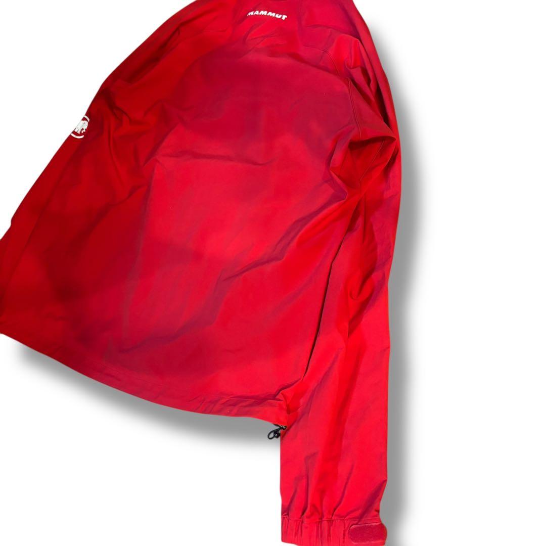 美品✨MAMMUT マムート フード付 ナイロン WIND STOPPER 赤