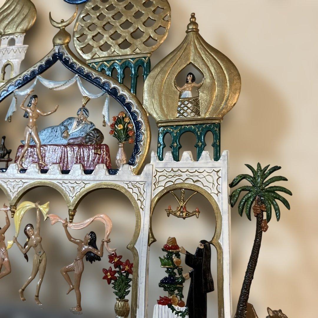 ドイツ　錫工芸品　メルヘン　千夜一夜物語　　ヴィルヘルムシュヴァイツァー 壁掛け