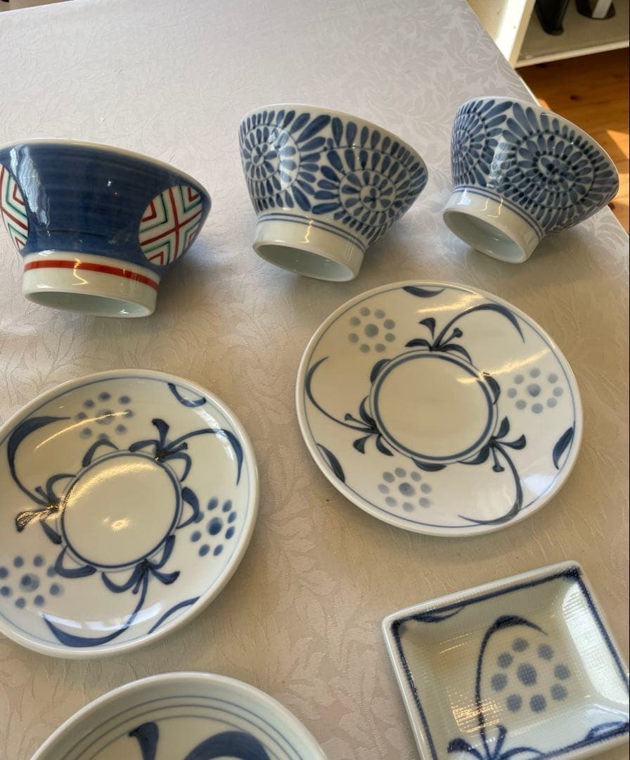 【美品】砥部焼　梅山窯　コレクション15点セット