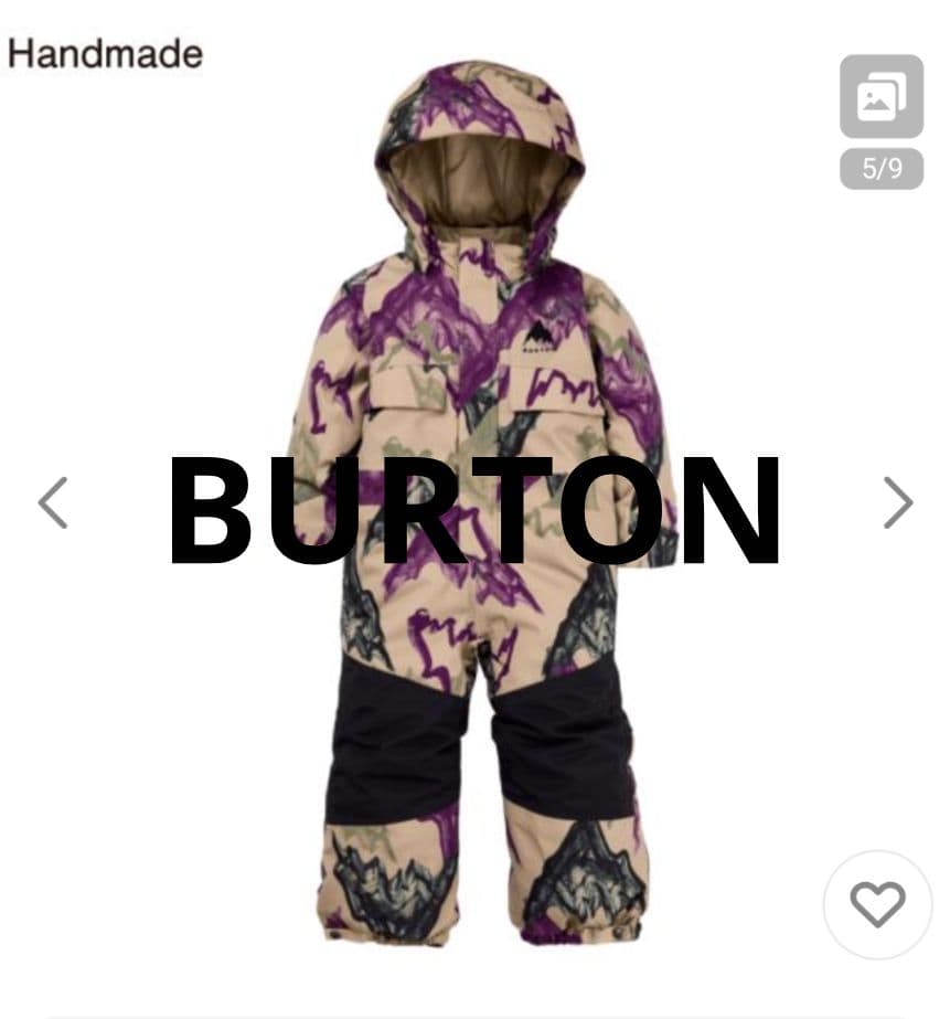 1回使用のみ　BURTON スノースーツ　XS　レアカラー