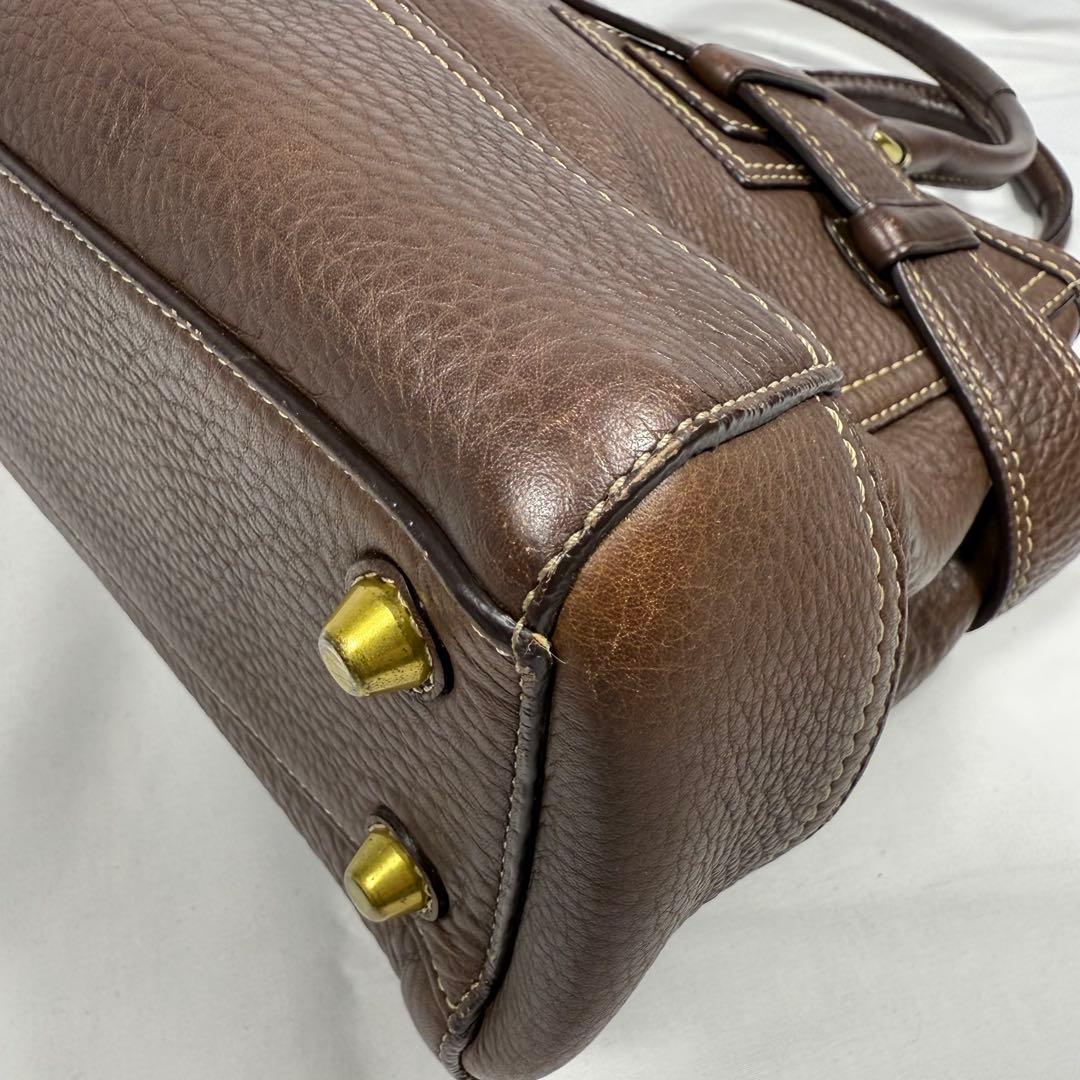 【美品】コーチ トートバッグ ブラウン レザー F10212 本革