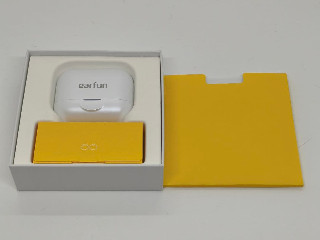 【新品未使用品】 EarFun Air Pro 4+ ホワイト イヤーファン