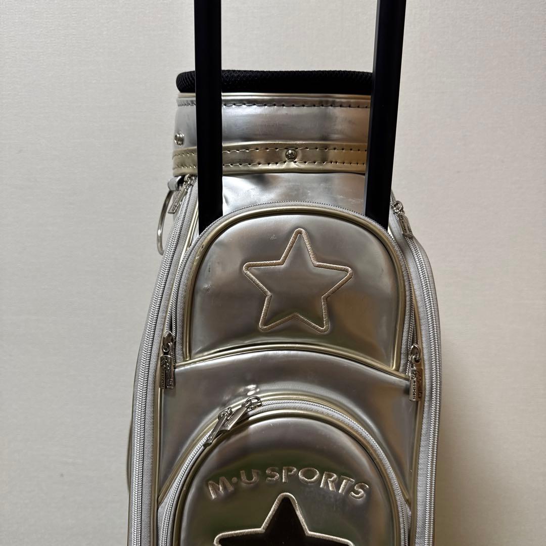 M•U SPORTS ミエコウエサコ キャディバッグ キャスター エナメル