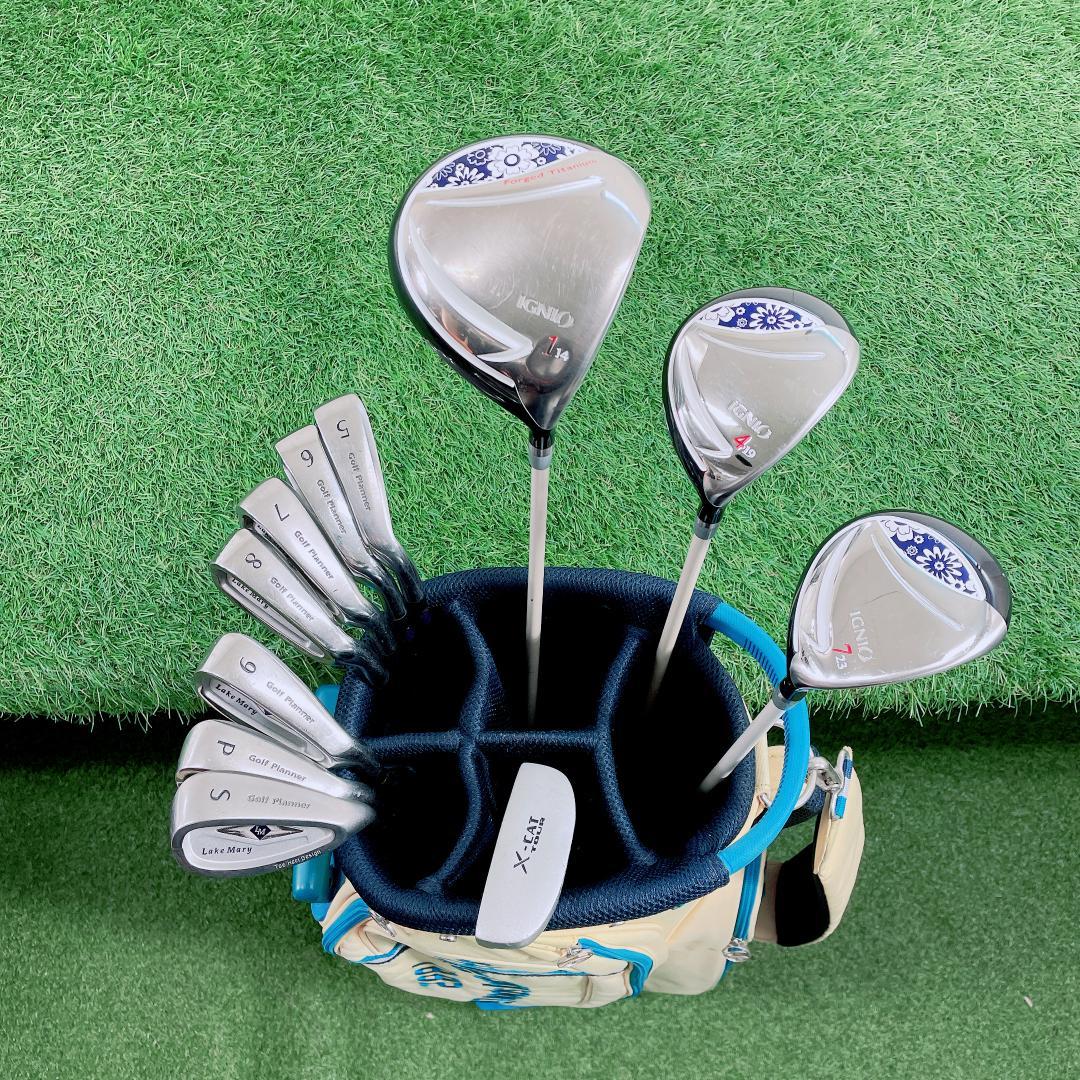 IGNIO 初心者 レディース ゴルフクラブ セット 11本 N2371