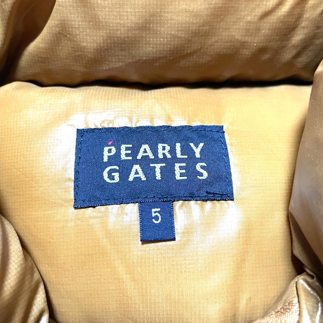 【フォロー割】 美品 パーリーゲイツ ダウンベスト サイズ5 肉厚