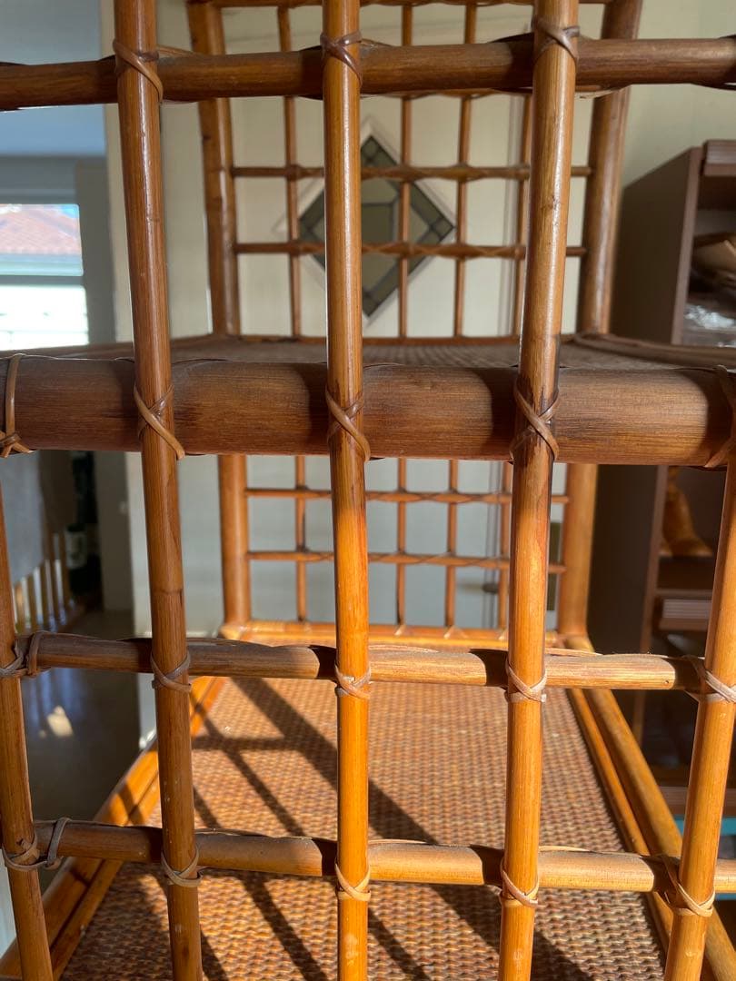 MARUJU'S RATTAN FURNITURE ヴィンテージ　ラタンシェルフ