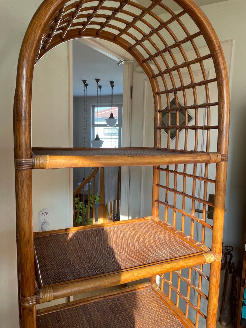 MARUJU'S RATTAN FURNITURE ヴィンテージ　ラタンシェルフ