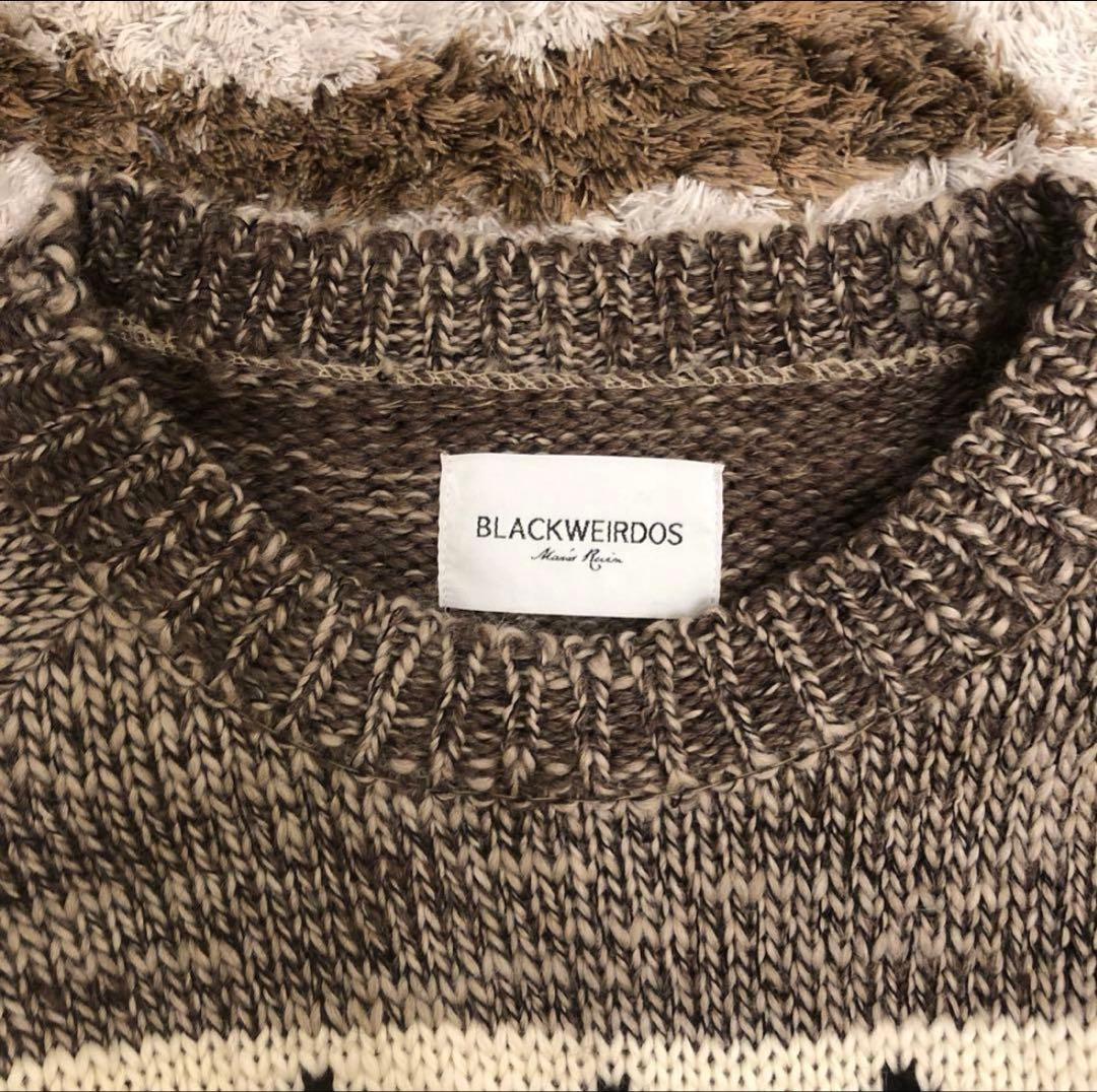 ブラックウィドウ Ying Yang 陰陽ニットBLACKWEIRDOS