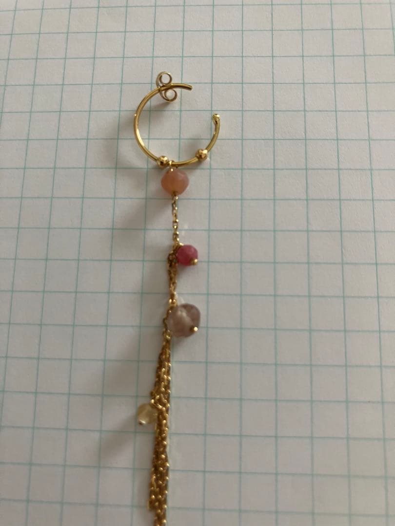 【ボウブラウス】暖かい色味！sweet pea 片耳用ピアス