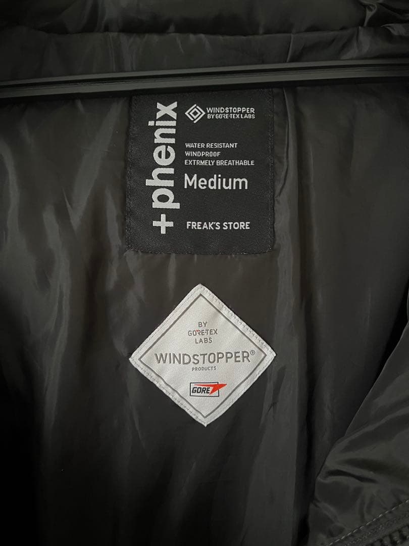 ジャケット・アウター +phenix GORE-TEX WINDSTOPPER DOWN PARKA