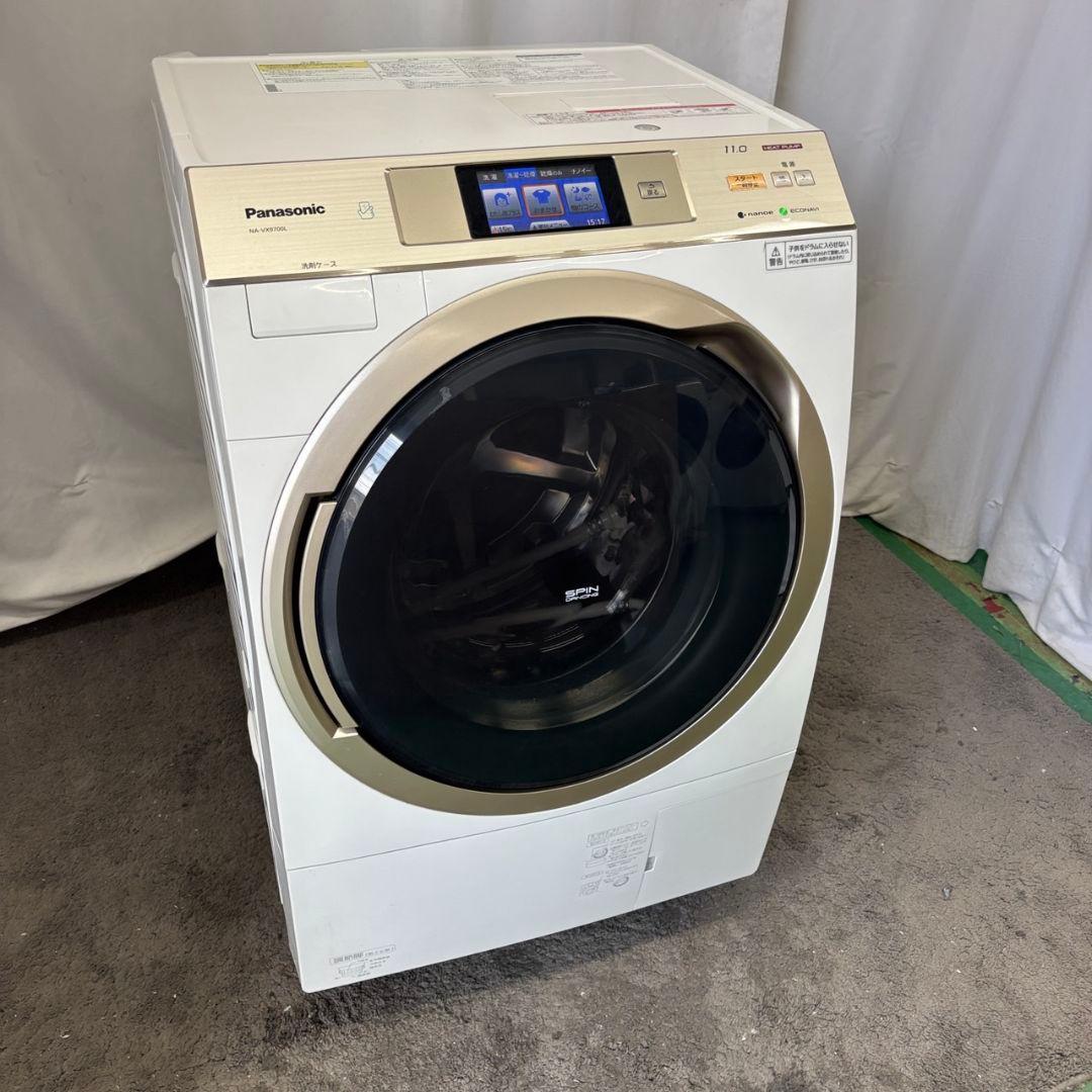 904　ドラム式洗濯機　パナソニック　11キロ　中古　安い　左開き　設置無料